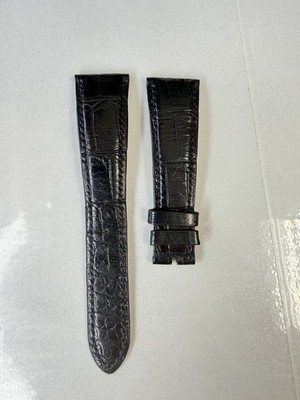 Original Authentic Patek Philippe Black Alligator Leather Band 21mm x 16mm