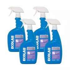 ECOLAB Foaming Shower Tub and Tile No-Scrub All Purpose Cleaner for Bathroom 4PK