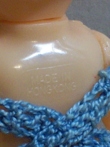 Niño Muñeca Ojos Dormidos Hecho a Mano Ganchillo Pantalones Cortos Gorra Hong Kong Plástico Duro De Colección - Imagen 5 de 11