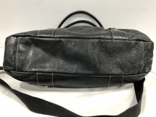 STORKSAK London "ELIZABETH" Black Leather Nappy Diaper Bag *HEAPS Of Storage!* - Picture 11 of 12