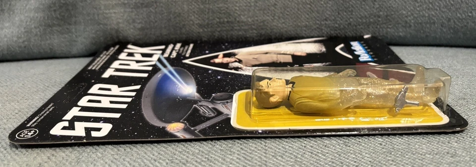 Figura de acción exclusiva de 3,75" Star Trek Beaming Captain Kirk Funko Reaction 2014 Foto 3 de 4