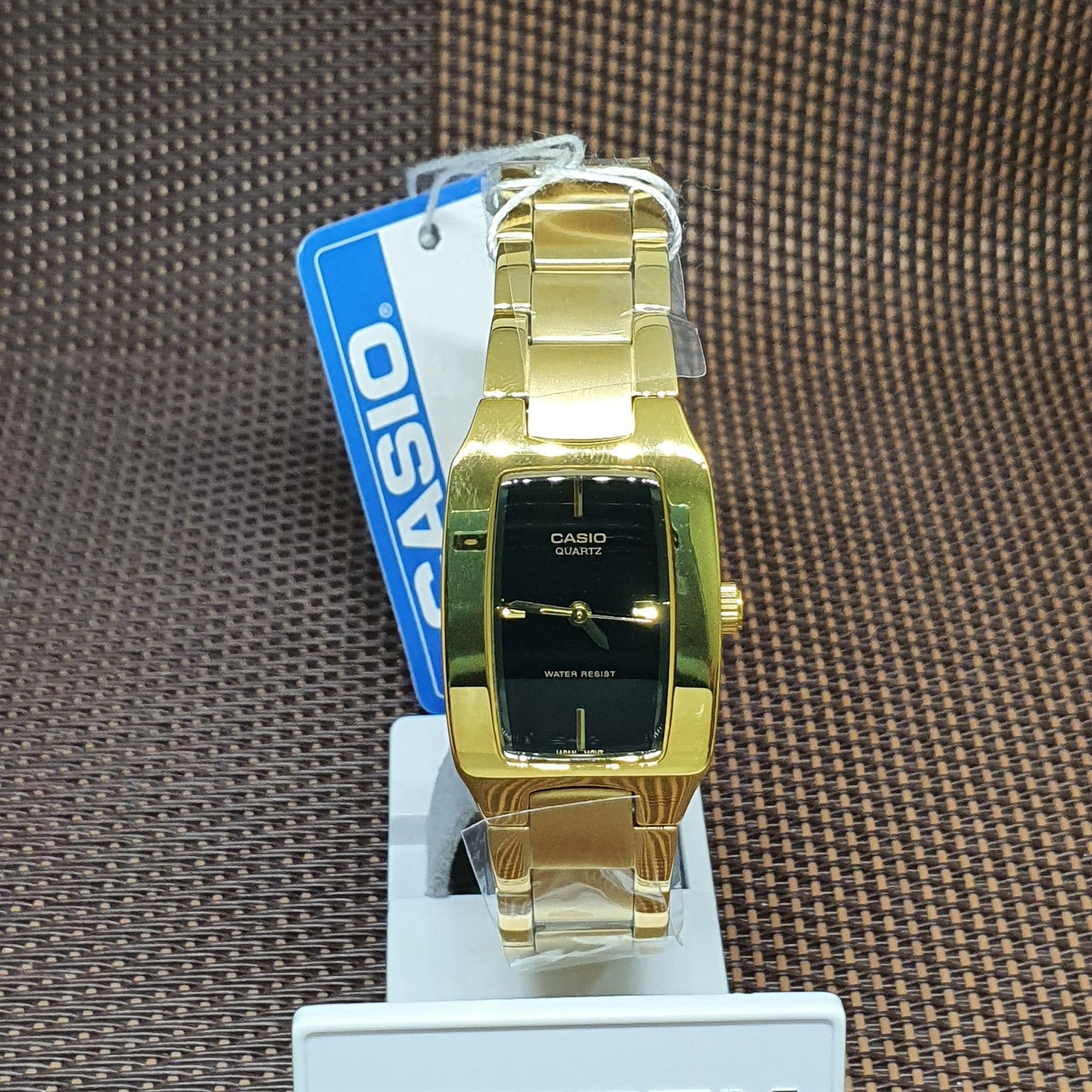 Casio LTP-1165N-1C Enticer Series Analog Stainless Steel Black 