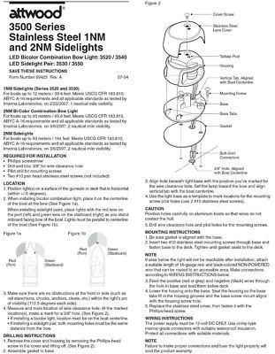 Attwood LED WakeTower All Around Light 2 Mile Visibility 12V - Foto 9
