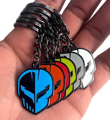 Jake Skull Key Chain Fits Chevrolet Corvette Racing C8 Stingray Pendant Neckless