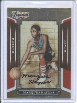 2008 Donruss Legends MARQUES HAYNES #42 Autograph