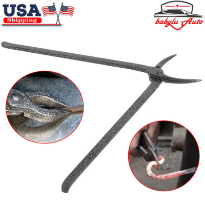 Blacksmith Scroll Jaw Tongs 16'' Anvil Vise Forge Tongs for Beginners Starter