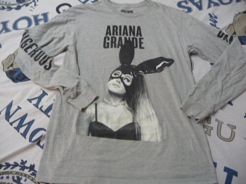 Official 2017 Ariana Grande Dangerous Woman Tour Long Sleeve T-Shirt Sz M