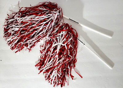 Lot of 2 Vintage Ariona Diamondbacks 2007 NLCS Pom-Poms Dbacks SGA Red & White