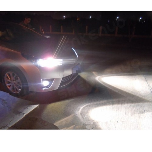 White P13W LED Bulbs Daytime Running Lights Fog Lamps for Chevy Camaro 2010-2015 - Foto 4 di 12