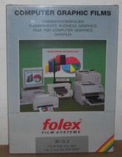 Folex BG-15.2 folie ploterowe A4 przezroczyste papierem split-back klejonym 50 arkuszy