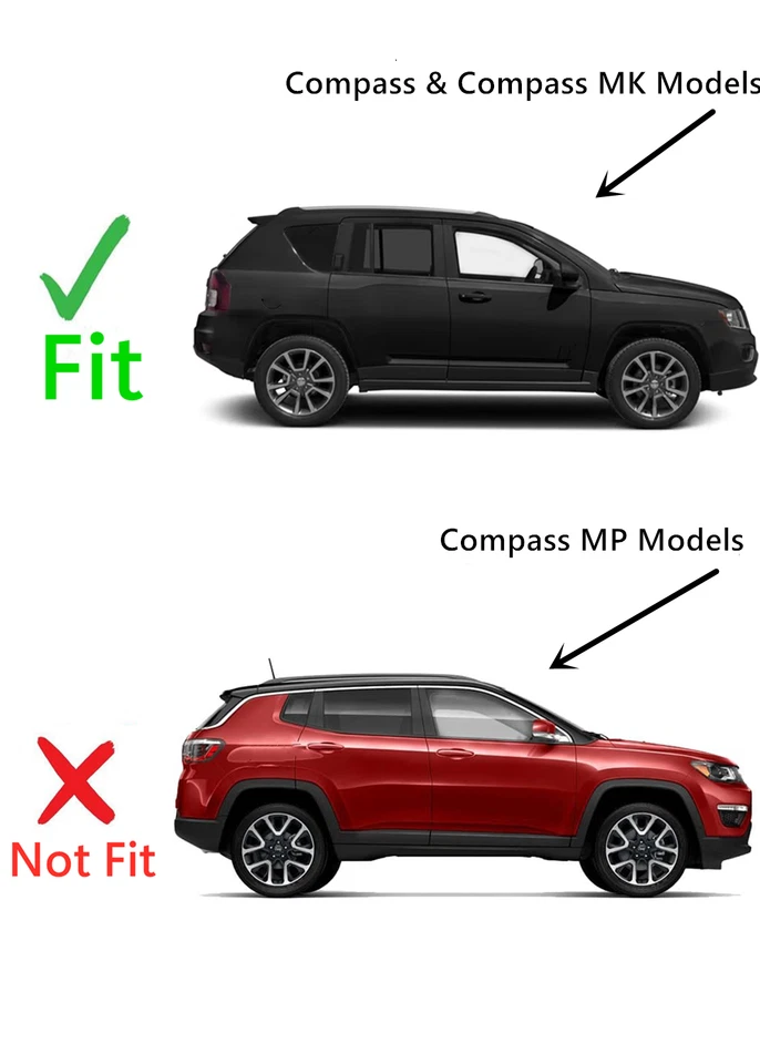 Подходит для Jeep Compass 2007-2016 годов выпуска 17 Compass MK пассажирское правостороннее вентиляционное стекло оригинальное - Изображение 2 из 4