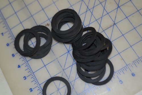 *0 ring rubber gasket 1 1/2" ID 2" OD 1/8 thick lot of 25 - Picture 3 of 3