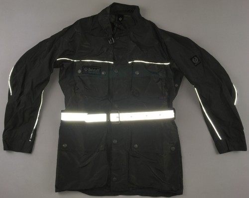 Belstaff Tourmaster 500 vintage biker motorcycle jacket nylon belted mens Small - Picture 2 of 23