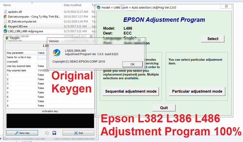 Buy Reset Epson L382, L386, L486 