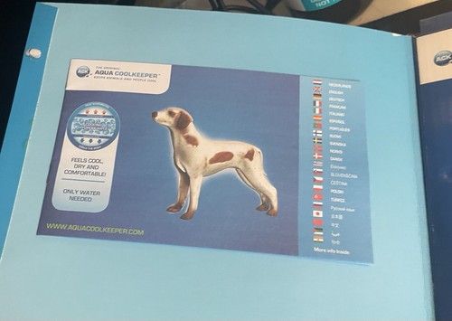 Aqua Coolkeeper, Chaqueta de enfriamiento para perros para mascotas, azul, talla XS, nueva y sellada. - Imagen 5 de 5