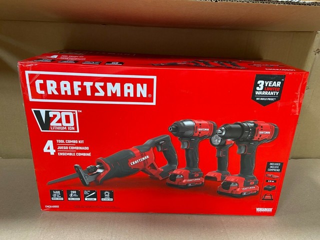 Craftsman V20 Max 4-Tool Power Tool 