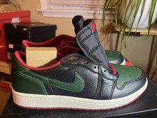 NIKE　AJ1RETROHIGH　OG GSブラック/グリーン23.5cm Jordan 1 Retro OG Low Black Gorge Green W for sale | eBay