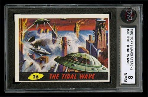 1962 Topps Mars Attacks #26 The Tidal Wave — KSA 8