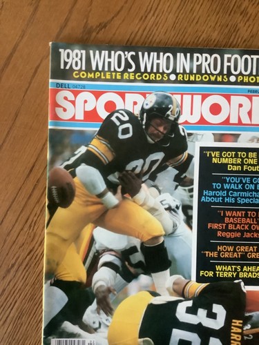 Steelers Rocky Blier Sportsworld Magazine 2/81 no Label Ever-Newsstand Ex - Picture 4 of 9