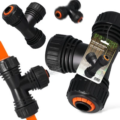 TRCR Gartenschlauch T-Stück 3/4 für Schlauch T-Kupplung Schlauchverbinder Verteiler