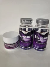 Biorestrol Resveratrol  Antioxidante Moinsage Regenex Collagen 120 caps & Cream