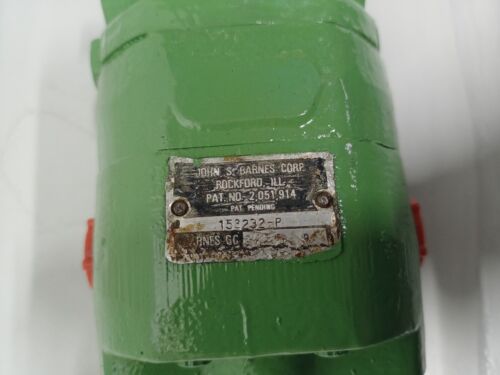 John S. Barnes Corp. Part No. 153232-P Hydraulic pump/Motor - Picture 15 of 23