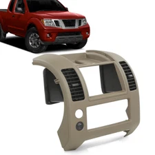 Center Dash Console Instrument Panel Bezel Beige Fit For 05-20 Nissan Frontier