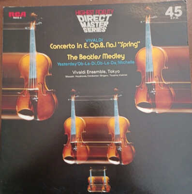 VIVALDI ENSEMBLE TOKYO CONCERTO IN E,OP.8 NO.1/BEATLES  MEDLEY LP JAPAN 1977