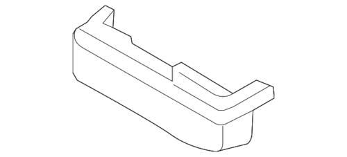 Moldura de panel lateral para Ford Lincoln Navigator 2003-2004 (N/P 3L7Z-7829077-APTM)