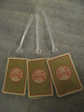 Eckerd Drugs Drugstores USA Store Vintage Playing Card Luggage Name Tag Tags 3