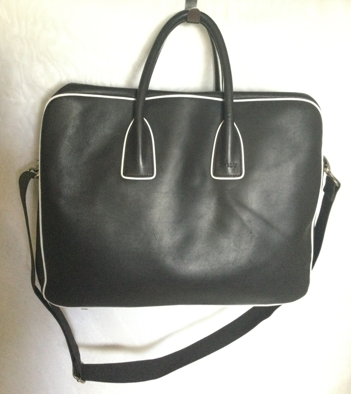 BALLY Brown Leather Travel/Overnight/Tote/Cross Body/Shoulder Bag, Made