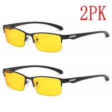 2Pairs Day Night Myopia Glasses Polarized Nea...