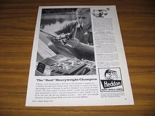 1963 Print Ad Heddon Mark IV Fishing Reels Dowagiac,MI