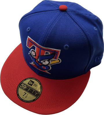 Toronto Blue Jays New Era 59fifty Retro T Bird Logo Fitted Custom Royal Red Hat