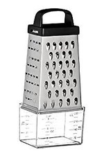 Image of 4 Sided Grater with Compartment - Stainless Steel