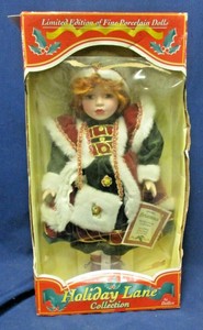 holiday lane collection porcelain dolls