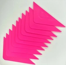 Window Tint Tools Tri-Edge X Pink 10 Pcs 