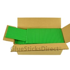 GlueSticksDirect Green Colored Glue Sticks 5/16" X 4" 5 lbs