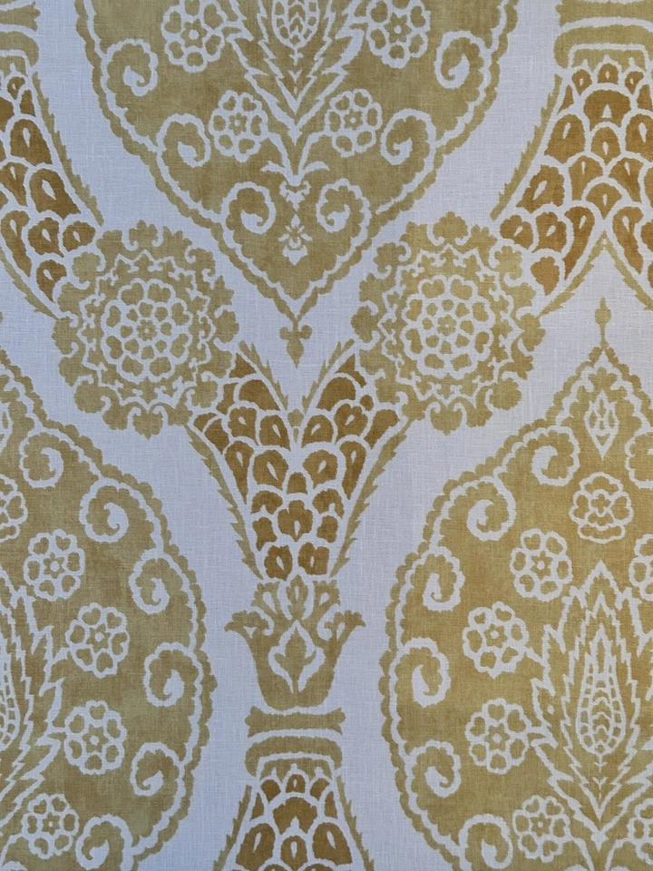 Tela CANARIA Brunschwig & Fils Sufera Print 4 7/8 yardas Foto 3 de 4