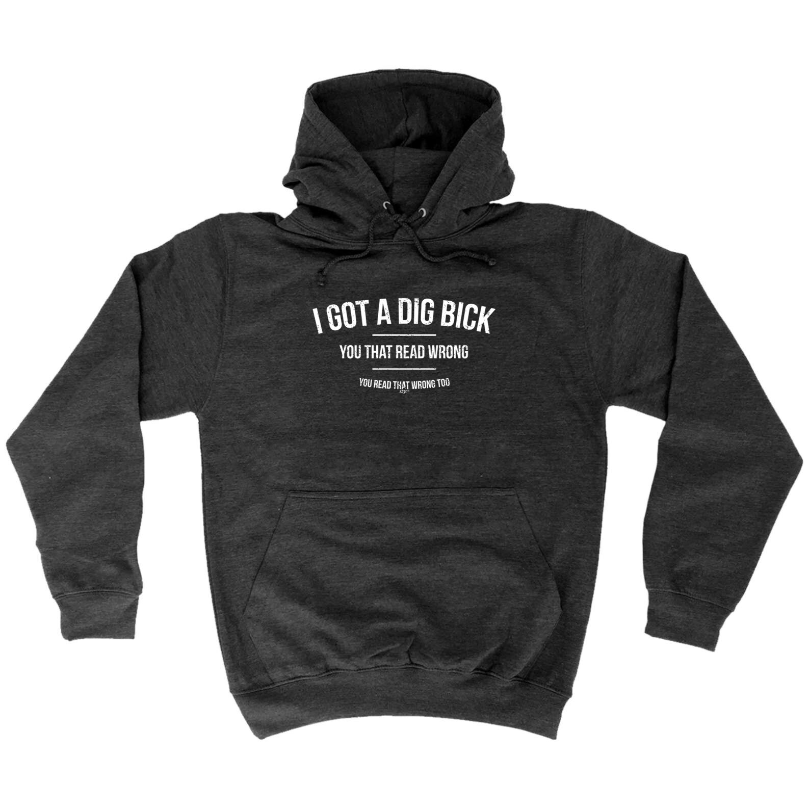 Funny Dig Bick Novelty Hoodie for Men and Women - Perfect Gift Idea
