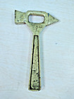 Vintage / Antique Brass Hammer Ice Pick Bottle Opener ~6" long