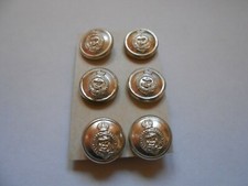 six  ORIENT LINE  1.5cm small  shipping line  buttons near mint condition