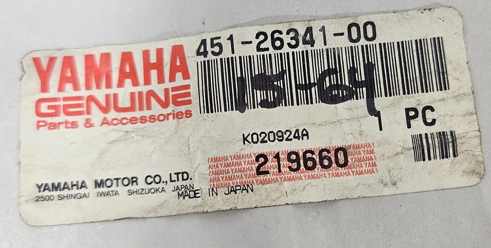 NOVO Genuíno 1974-1975 Yamaha TY 80 Trilhas Cabo de Freio Frontal TY80 Trials OEM NOS - Imagem 2 de 4