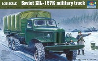 Trumpeter 01003 - 1:35 ZIL-157K Soviet Military Truck W/Canvas - Neu
