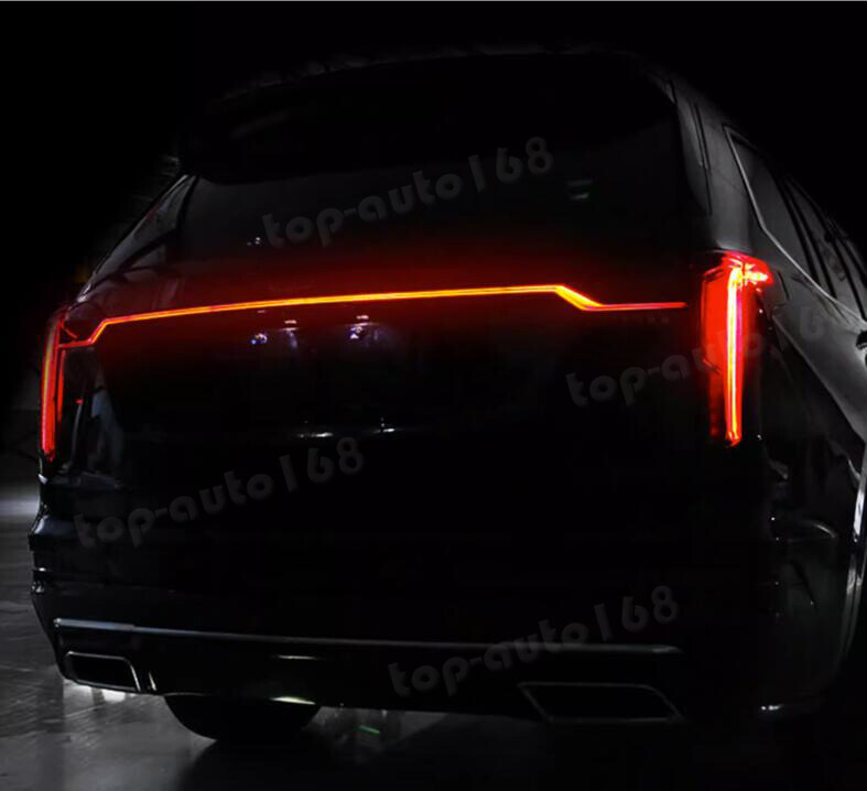 For 2020 2024 Cadillac XT6 Black Rear LED Driving Lights Turn Braking for-2020-2024-cadillac-xt6-black-rear-led-driving-lights-turn-braking