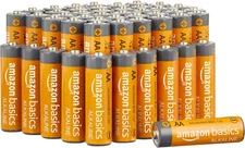 Amazon Basics 96 Pack AA High-Performance Alkaline Batteries, 10-Year Shelflife