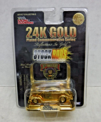 Jerry Nadeau 13 First Plus Racing Champions 24k Gold Diecast 120624AST2