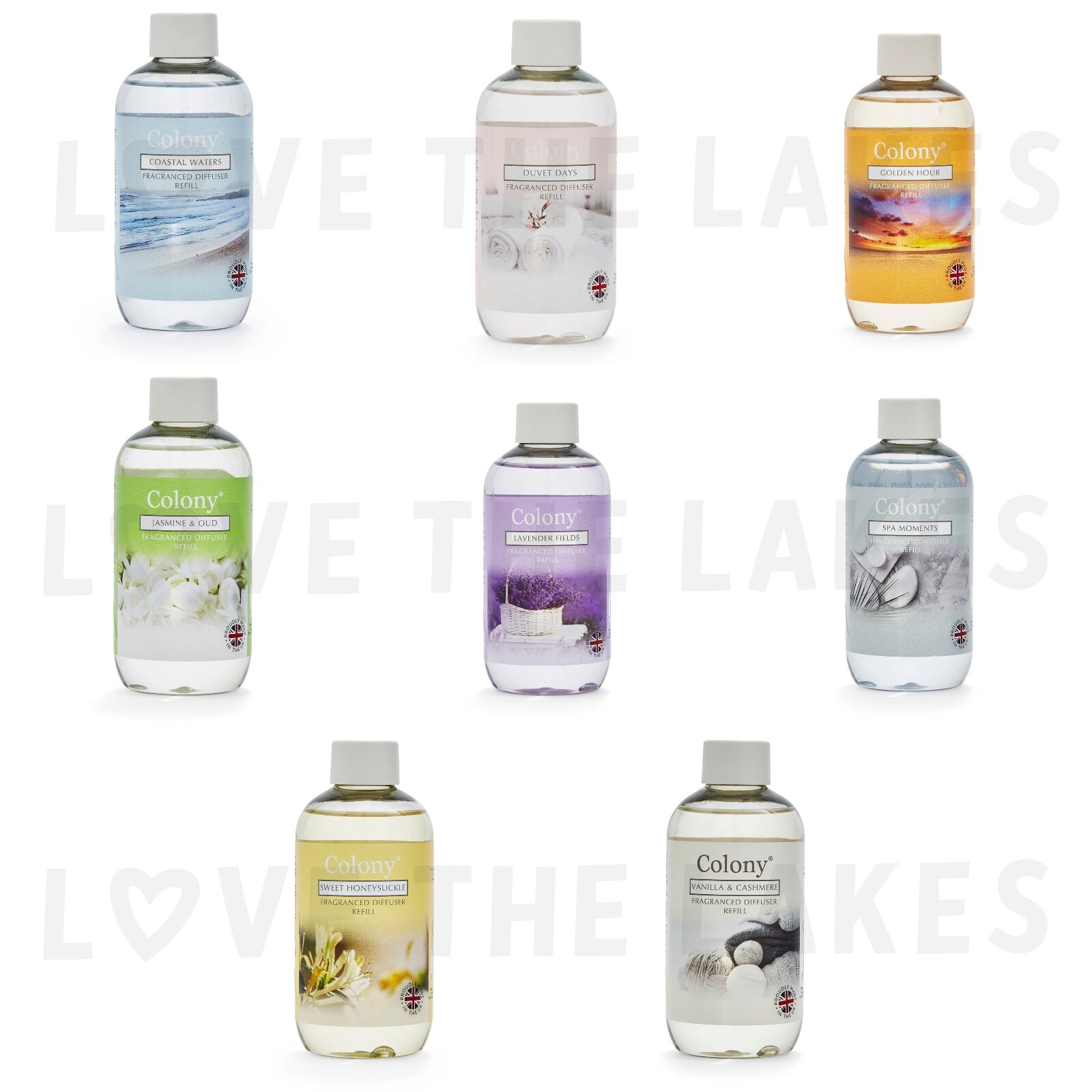 2024 Reed Diffuser Refills 200ml Wax Lyrical, Colony & Love the Lakes