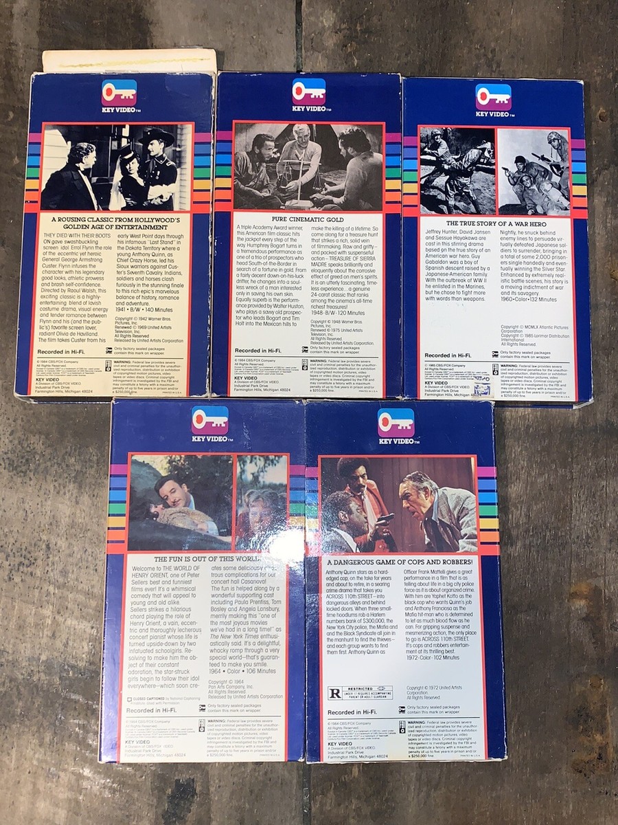 Key Video VHS Lot Of 5 | eBay