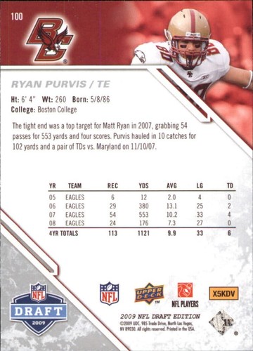 Fútbol americano Upper Deck Draft Edition 2009 #1-295 radiocontrol ¡Compra a granel ahorra! 💰 - Imagen 17 de 45